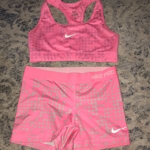 Sports bra and spanks